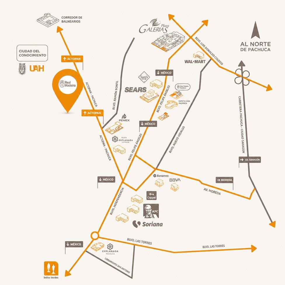 Mapa de ubicación de Real Madeira